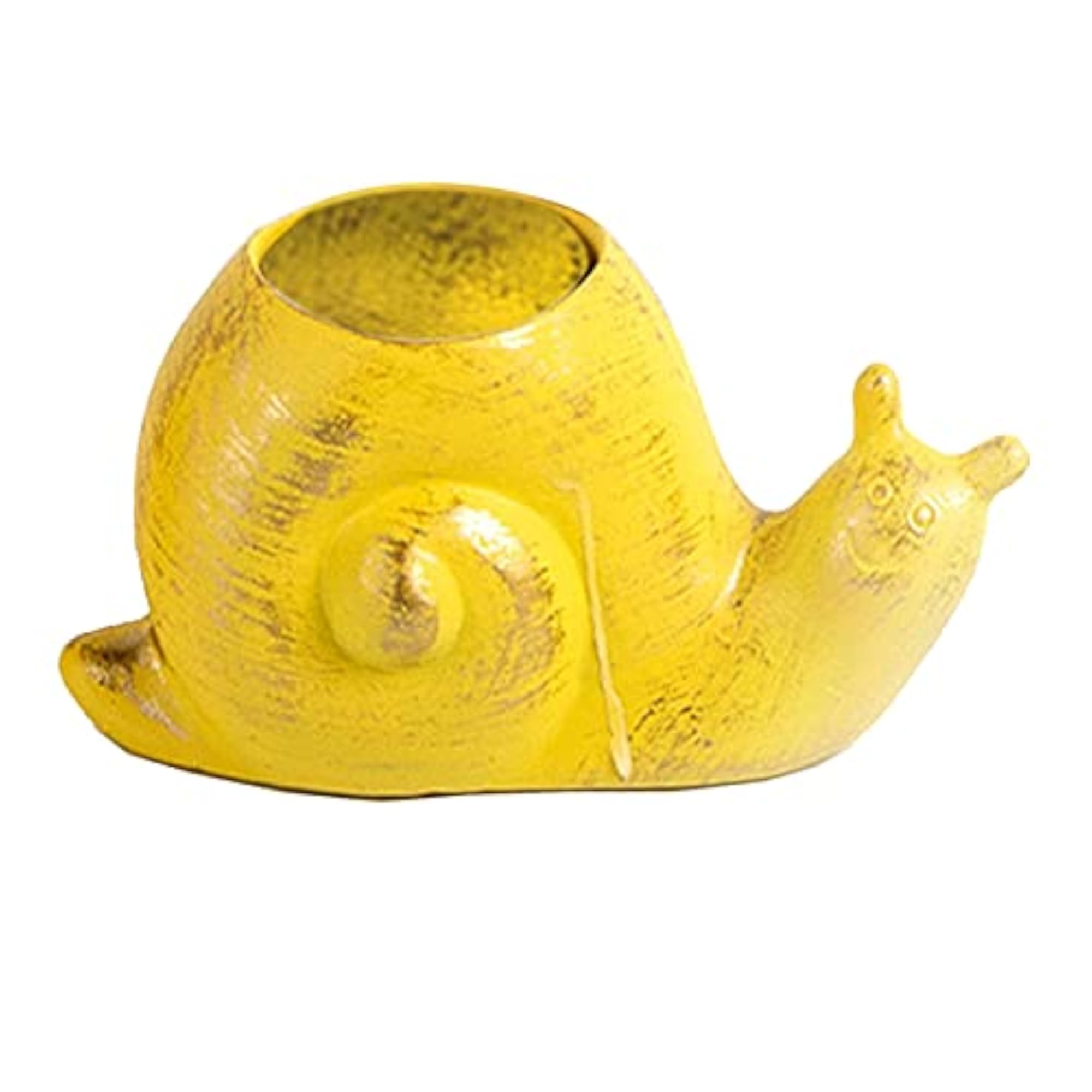 Tealight Candleholder Statue for Desktop, Easter Christmas Snail