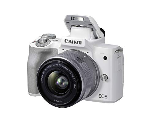 Image of Canon EOS M50 Mark II + EF-M 15-45mm is STM Kit White, Optical Zoom