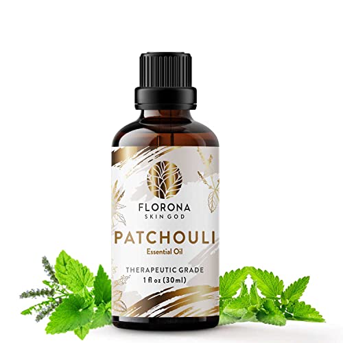 Florona Patchouli Premium Quality Essential Oil - 1 Fl Oz, Therapeutic Grade For Fuller Hair, Skin, Diffuser Aromatherapy, Soap Making, Candle Making #TOP25