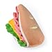 CHEWFFON Interaktives Half Sandwich Hundespielzeug, Crinkle Plüsch Schnüffelspielzeug mit 3 Leckerli-Taschen & Mehrschichtigem Versteck-Design, Bereicherung Puzzle Spielzeug für Kleine Mittlere Hunde