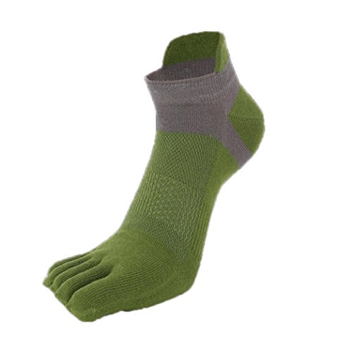 BaZhaHei-Calcetines, Calcetines de algodón con Cinco Dedos para los pies Calcetines Deportivos de Deporte con Calcetines para Dedos Running Transpirable Calcetines de Cinco Dedos para Hombres