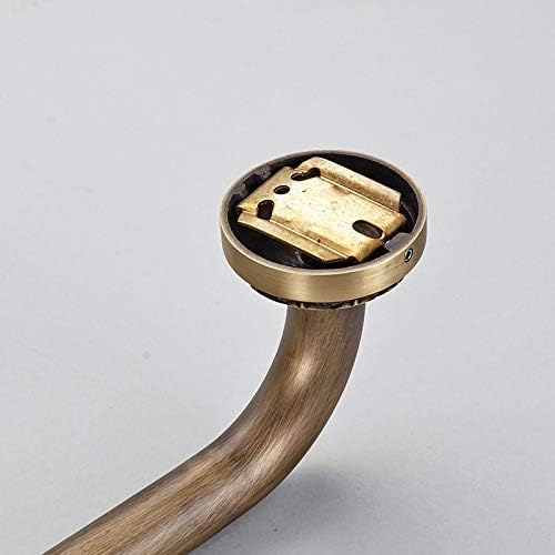 浴槽の安全ハンドル 湾曲したアシストバスルームグラブバー、真鍮ラックウォールマウントパンチフリー浴槽手すり、高齢者の妊娠中の方向け