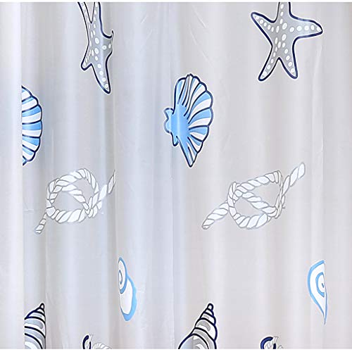 Rideau de douche rideau de douche tissu blanc imperméable 150 * 180cm - 8