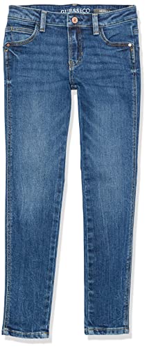 GUESS Girls' Stretch Denim Skinny 5 Pocket Jean