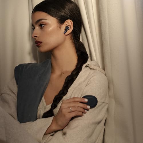 Sudio N3Pro Steel Blue - The Day-To-Night Noise Cancelling Earbuds. Active Noise Cancellation (35Db), 5.5 Hours Playing Time, IPX4, Microphone To Take Calls, Bluetooth 5.4 - 5