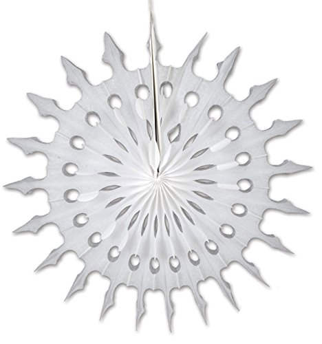 White Tissue Snowflake, 22-Inch