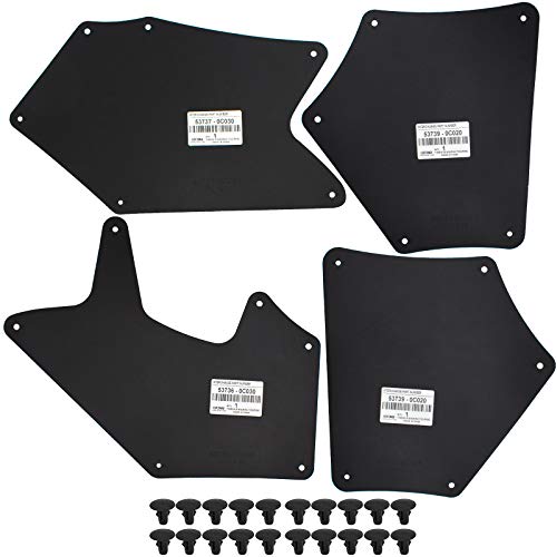 Splash Guards for Toyota Tundra XK50 Sequoia XK60 2007-2020 Mud Flaps Mudflaps Mudguards OE# 53737-0C030 53736-0C030 53739-0C020 Clips Retaining Retainer