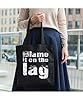 Hippowarehouse blame it on the lag Tote Shopping Gym Beach Bag 42cm x38cm, 10 litres #1