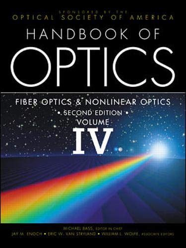 Handbook of Optics, Volume IV