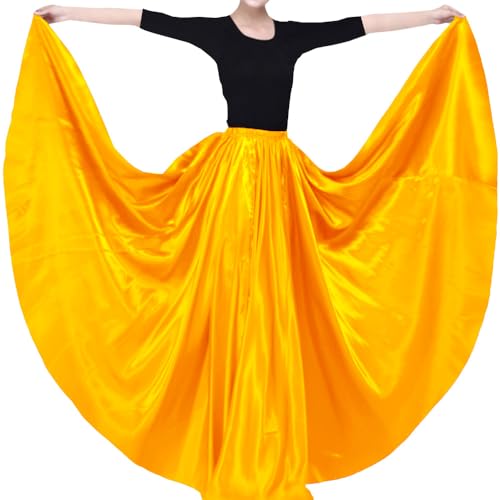 Backgarden Satin Long Full Skirt