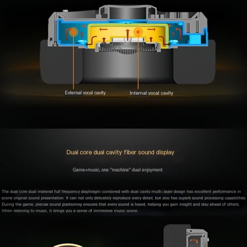 Image of 1 Pair 40mm Headphone Speaker Unit for Bose Headphones Housing Excellent Sound Composite Mycelium of Carbon + TPU, PEEK Diaphragm Copper Ring