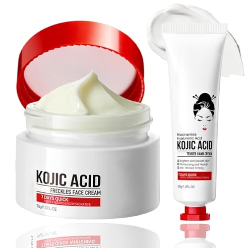 Kojic Acid Cream Dark Spot Remover for Face and Body Skin Brightening Cream for Age Spots Kojic Acid Lotion for All Skin Types