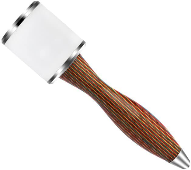 KRABALL Leather Carving Hammer Nylon Hammer Leather Carving Mallet Tools for DIY Stamping Punching Cutting Sew Leather Cowhide| | - - (Color: Type 4)