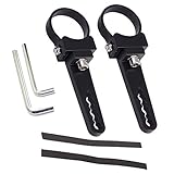 NORTHYUN 1.75'' Tube Clamps Mounting Brackets Adjustable Roll Cage Bull Bar Clip Holder Kit Universal LED Light Bar Mounts for Offroad Truck ATV SUV 2pcs