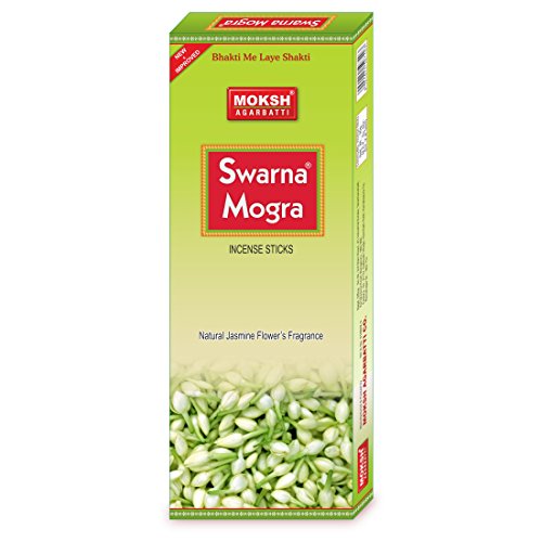 Image of MOKSH Madhur Sugandh Agarbatti Combo - Chandan, Mogra & Rajanigandha Fragrances, Zipper Pouches, 315 g Total, Pack of 3 | for Puja, Prayer & Meditation