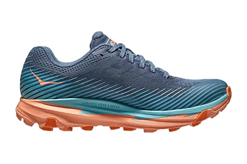 Hoka One Women's Torrent 2 Gymnastics Shoes, Real Teal Cantaloupe, 9.5 Us #TOP4