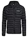 VAUDE Herren Isolationsjacke Batura Hooded Insulation Jacket, sehr leicht, sehr warm, atmungsaktiv, Passform: Slim fit, black, M
