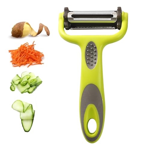 Éplucheur de Pommes de Terre, Eplucheur Légumes, Eplucheur Julienne, Éplucheur de Cuisine, Econome a Julienne, Éplucheur Multifonctions, Adapté pour Divers Légumes et Fruits