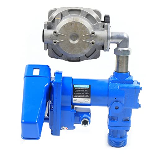 Fuel Transfer Pump Kit, 20Gpm 12V Dc Diesel Gasoline Anti-Explosive Fuel Transfer Pump With Hose, Nozzle & Oil Meter #TOP2