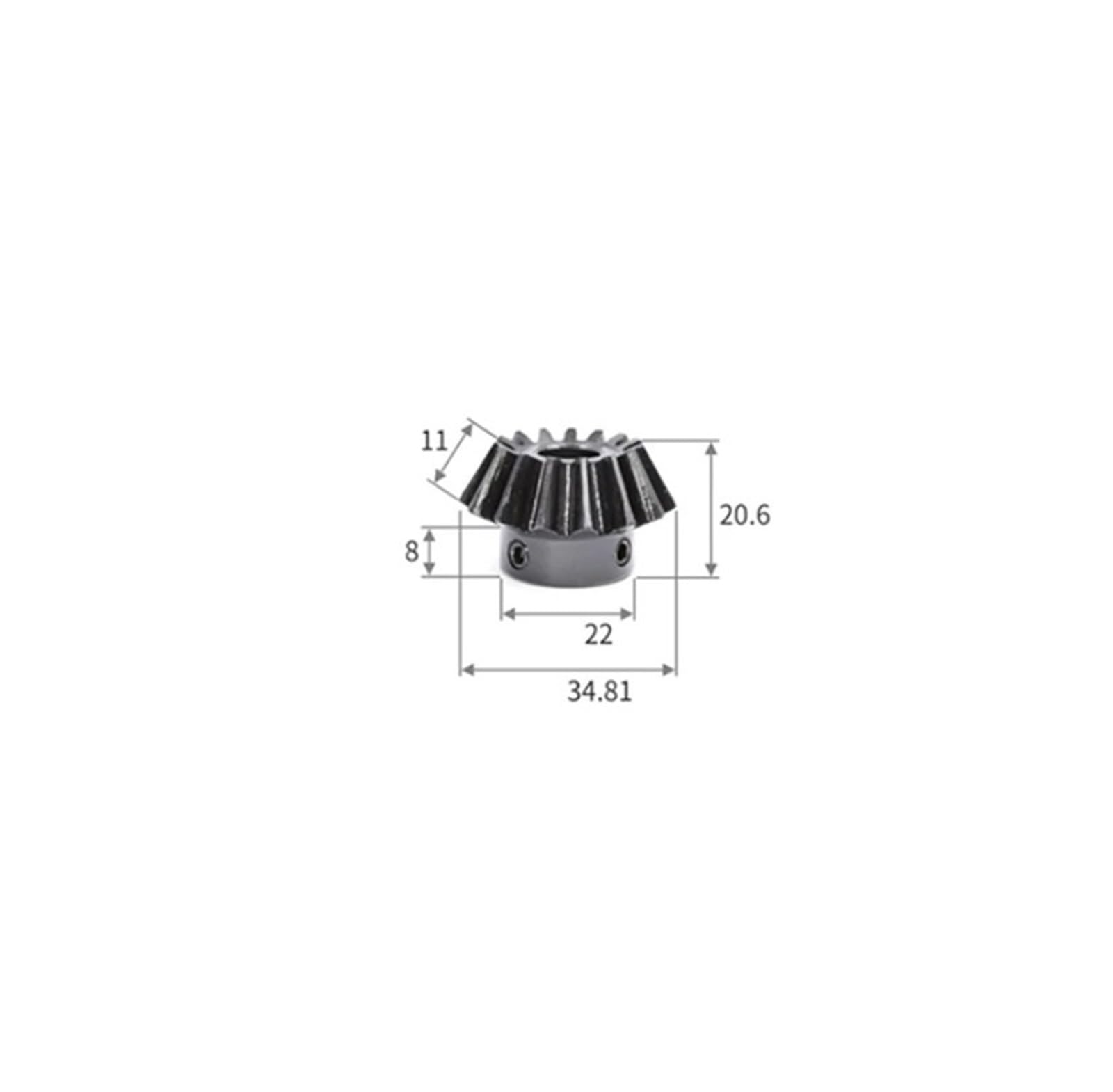 Bevel Gear Pinion Hardware Mechanical 1PCS 1:2 Bevel Gear 2M 15Teeth Bore 8/10/12/14/15mm Gear(15mm)