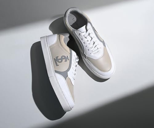 Image of LOUIS STITCH Men's Casual Lightweight Lace-Up Sneakers for Men| Cushioned Comfort | TPR Sole | Lightweight & Comfortable Casual Lace-Up Shoes | LSP-SNK-AVI-Low Top Sneakers