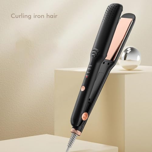 Plancha de Pelo Anión Ajustable Temperatura Negra miniatura 2