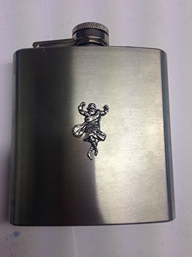 Flasque 170ml en acier inoxydable avec motif blason Highlander Pp-g56