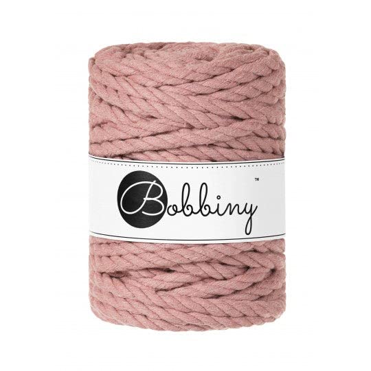 Bobbiny Corde Macramé Torsadée 9mm (Blush) 30m