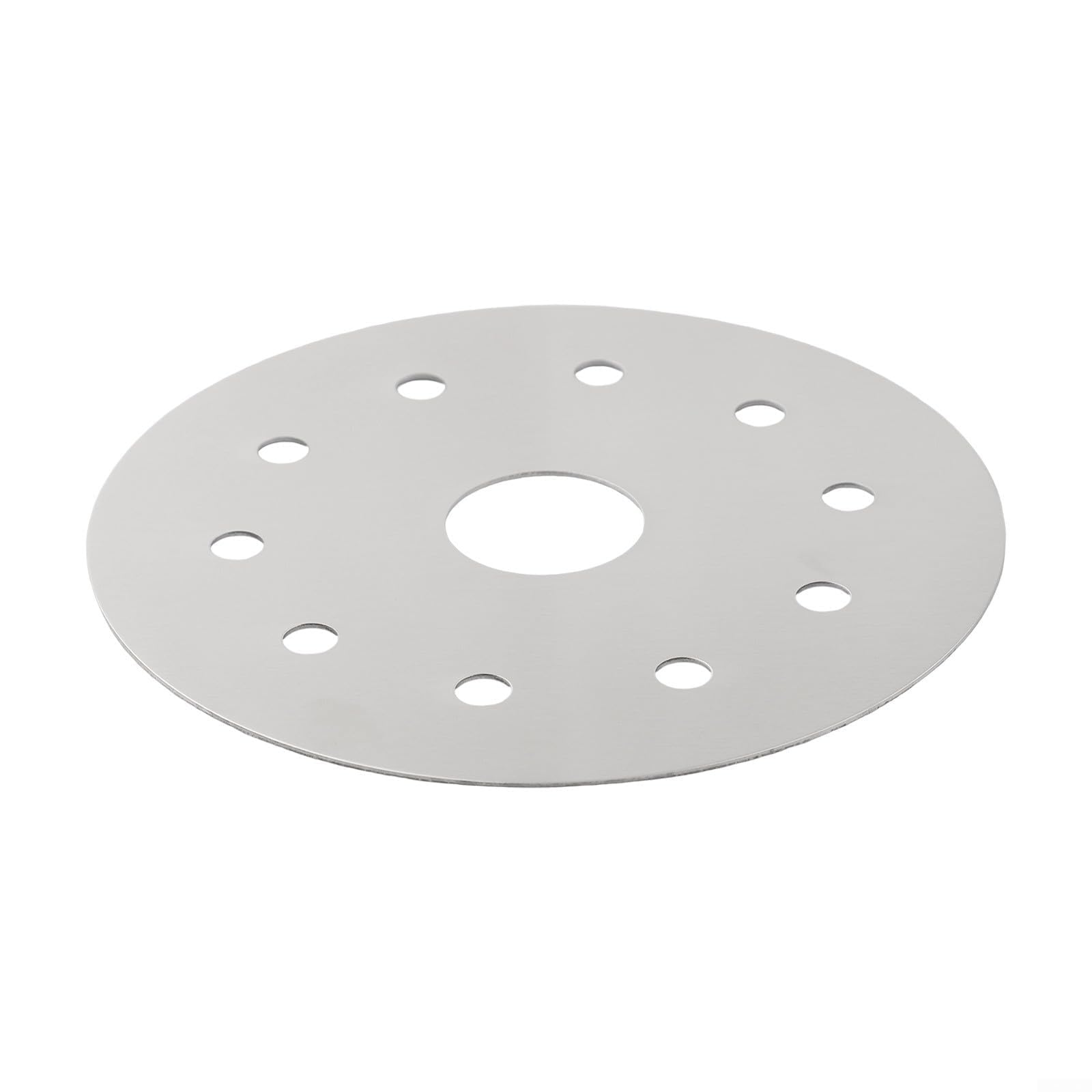 Placa adaptadora de difusor de calor de acero inoxidable para uso en cocinas de inducción con ollas de vidrio y otros utensilios de cocina no magnéticos para transferencia de calor uniforme (23 cm) — view 12