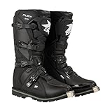 [ダートフリーク] DFG フレックスブーツ2.0 28.0cm オフロード ブラック 本格オフロード~ツーリングまでマルチに対応 幅広・甲高 アジアンフィット クイックバックル 簡単固定 ストラップ長さ調整可能 A9951