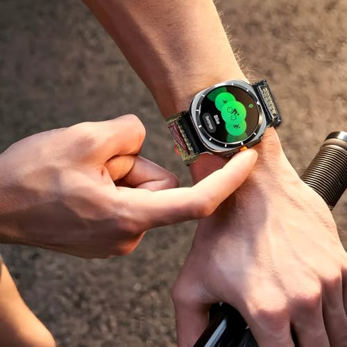 Image of Nylon Watch Band Compatible with Samsung Galaxy Watch Ultra 1 /2. | Millitary Nylon Strap Galaxy Watch Ultra -47mm for Men.