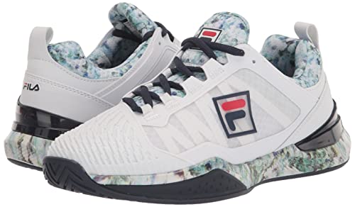 Image of Fila Women`s Speedserve Energized Tennis Shoes Limelight Navy