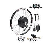 E-Bike Conversion Kit, Rear Cassette, MTX Rim, 250W/1500W, 27.5/29/700C+UKC1 (27.5, Inches)