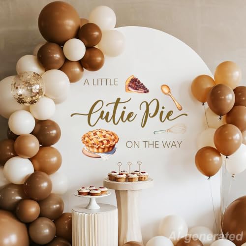 Vinilo decorativo LANKBACK Pie Baby Shower 10x0.5 in