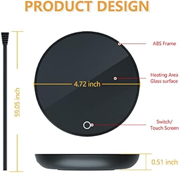 Amazon.com: GARMEE Electric Coffee Warmer, Smart Coffee ...