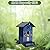 Birdkiss Bird Feeder Squirrel-Proof Outside: Country House Series for Hanging - Metal - 5LBs Seed - Weight-Activated for Outdoors - Large Capacity