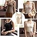 Thickened Warm Tank Top with Shelf Bra,High-Stretch Thermal Undershirt for Women,Tummy Control Sleeveless Base Layer (US, Alpha, X-Large, Regular, Regular, B)