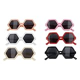 COLOR DIFERENTE: Hay 6 tonos de gafas de sol en el conjunto, rojo, negro, blanco, rosa, naranja y beige, cada uno de los cuales es completo y brillante.