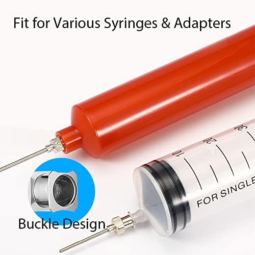 Dispensing Needle 1.97Inch Stainless Steel Blunt Tip Needle Set Luer Lock Luer Slip Adapter Tips 8Ga, 10Ga, 12Ga, 14Ga, 16Ga, 18Ga-12Pcs #TOP2