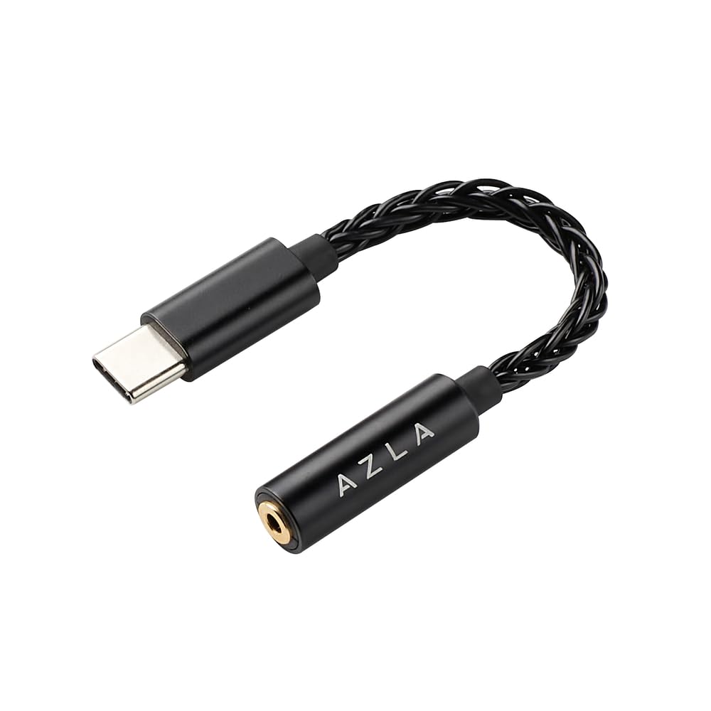 Amazon.co.jp: AZLA Smart DAC A100 Black [Type-C to 3.5mmジャック
