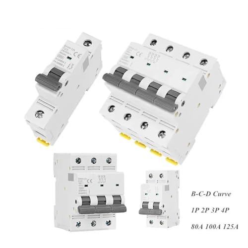 Disjoncteur électrique AC 230V 400V courbe C protection circuit 6KA