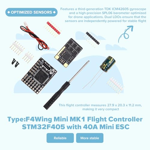 Controlador de Vuelo F4Wing Mini MK1 para Avión Fijo miniatura 5