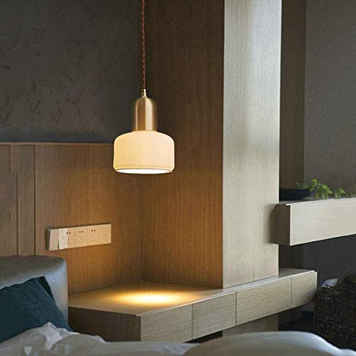 Lámpara japonesa de cerámica con cable ajustable para regular luz en pasillos 3