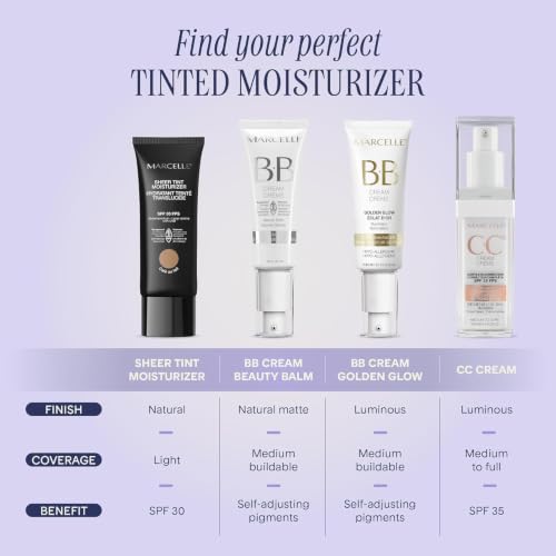 Image of Marcelle BB Cream Beauty Balm, Soft Tan, Tinted Moisturizer, Skin Enhancer