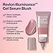 Revlon Illuminance Gel Serum Blush, Visibly Plump Cheeks, Dewy Finish and Hydrates All Day, 120 Striking Rose, 0.37 fl oz.