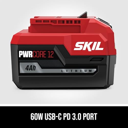 Image of SKIL PWRCORE 12 4.0Ah 12V USB-C Battery-BY5040A-00
