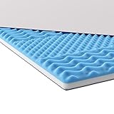 INNOCENT® 2in1 Gel & Visco Topper 140 x 200 cm | Winter & Sommer drehbar | mit 3D-Air-Flow | Viskoelastische Matratzenauflagen 6cm Höhe | Memory Foam Matratzenschoner | für Matratzen & Boxspringbett