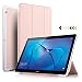 Produktbild ELTD Huawei MediaPad T3 10 Hülle, Ultra Schlank Ständer Slim Leder zubehör Schutzhülle perfekt geeignet für Huawei MediaPad T3 10 Tablet PC, RoseGold
