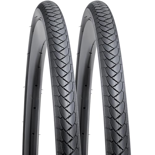 YUNSCM 2-PCS 27' Bike Tires 27X1 1/4 (32-630) Compatible with 27x1 1-4 27 X 1 1/4 Road Bike Bicycle Tires (Y-845)