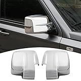 JeCar Side Mirror Cover Rearview Mirror Cover Trim Accessories for Jeep Patriot 2011-2016 (Chrome)